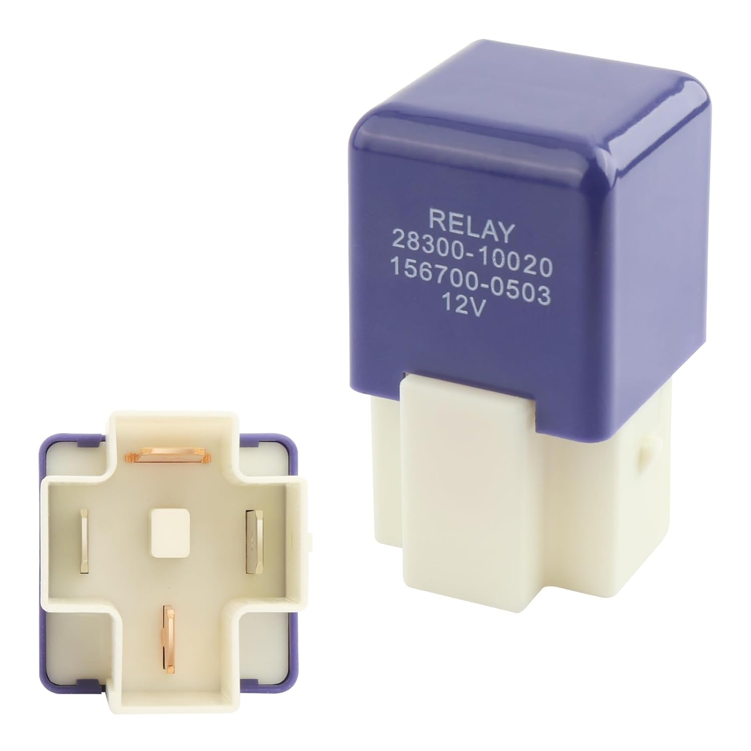 Starter Relay Replacement OEM# 28300-10020, 4 Pin Compatible with Lexus ES300 GS300 GS400 GS430 Toyota 4Runner Avalon for Starting Engine, Professional Car Accessories image number 1