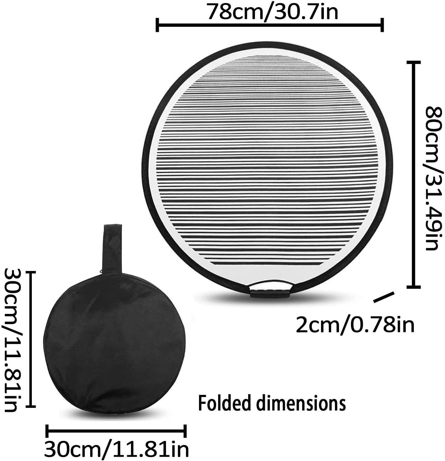 Light Reflector Board Dent Panel | Reflector Panel | Dent Reflector Board | Reflector Board P.D.R | Lined Striped Dent Board Reflector Panel | Foldable Striped Reflector for Racing and Caravan image number 4