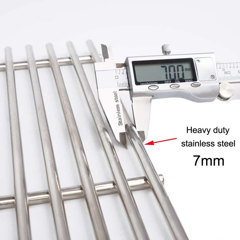 S6505A (3-Pack) Stainless Steel Cooking Grid Grates for Chargriller 3001, 3008, 3030, 4000, 5050, 5252,5650,King Griller 3008 5252 Set of 3 image number 3