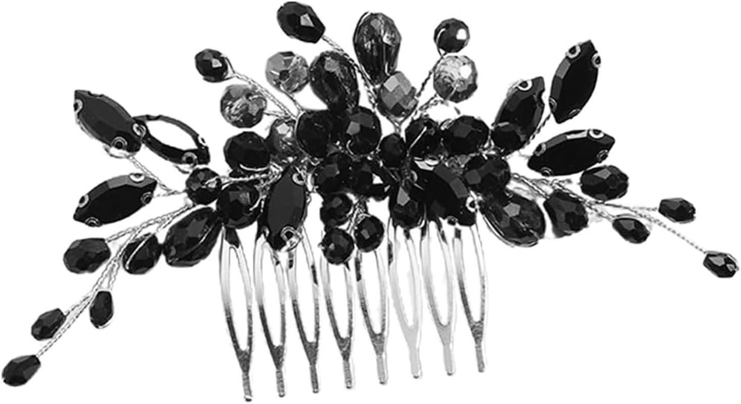 AUTSUPPL Hair Accessories for Women Comb Prom Headpiece Women Hair Clips Hair Bobby Pins Golden Hair Accessories Hair Accessories for Bride Wedding Hair Accessories for Brides Metal image number 5