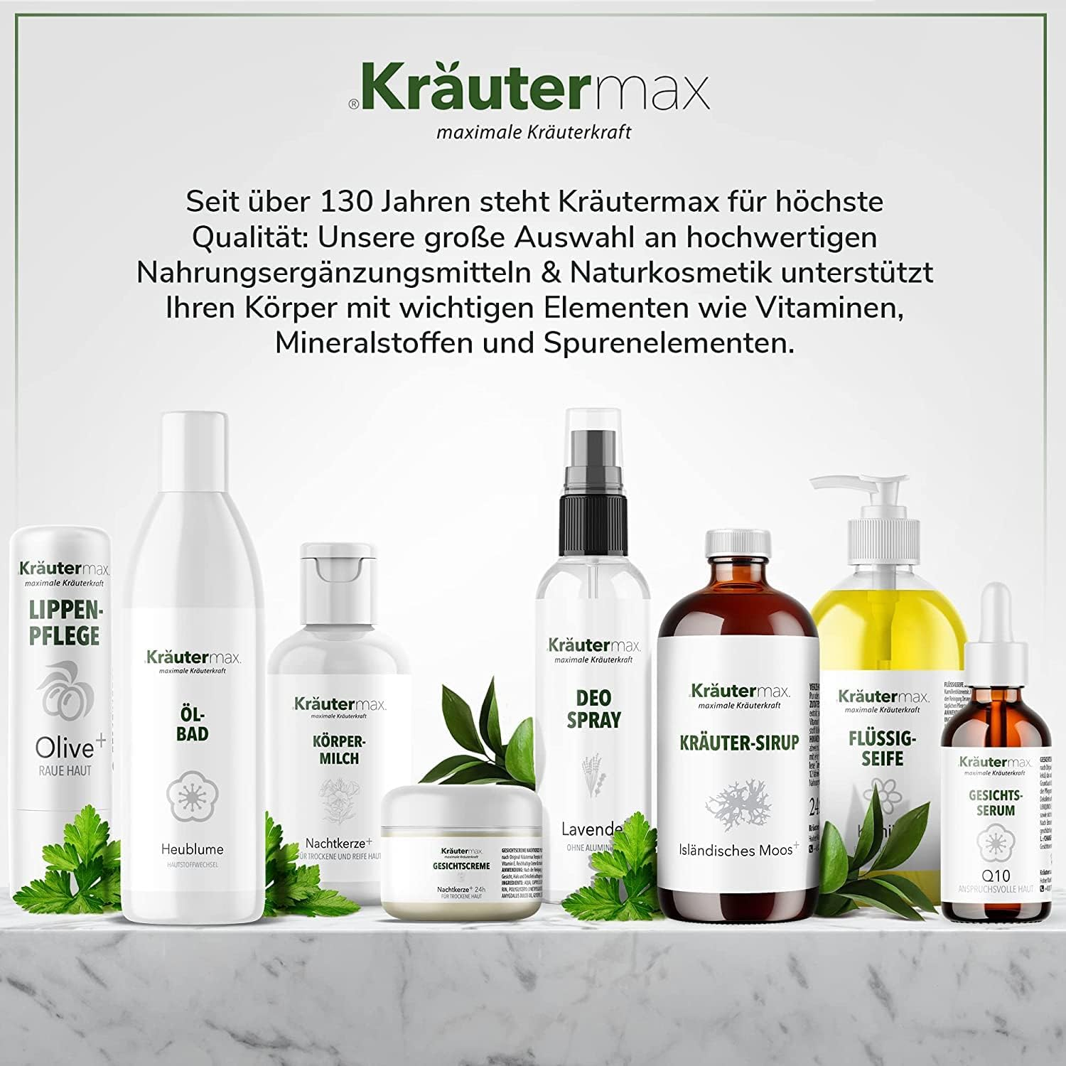 Kr&auml;utermax Almond Oil Soap Shower Soap for Men and Women - Solid Shower Gel Natural Cosmetics - Also as Solid Shampoo 2-In-1 - Natural Soap Piece 1 X 100 G image number 2