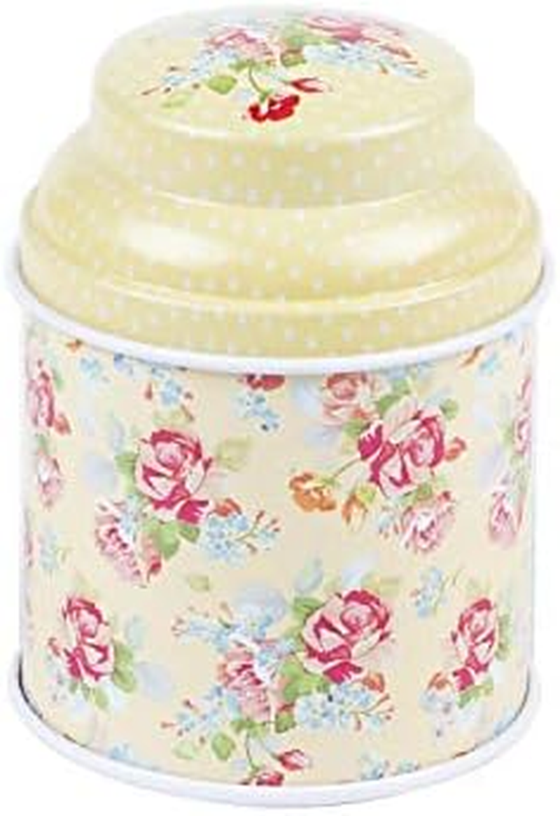 Tooget Elegant Metal Tinplate Empty Tins, Shabby Chic Mini-Boxes for DIY Candles, Dry Storage, Spices, Tea, Candy, Party Favors, and Gifts - Random Color(Cylinder 6-Pack) image number 6