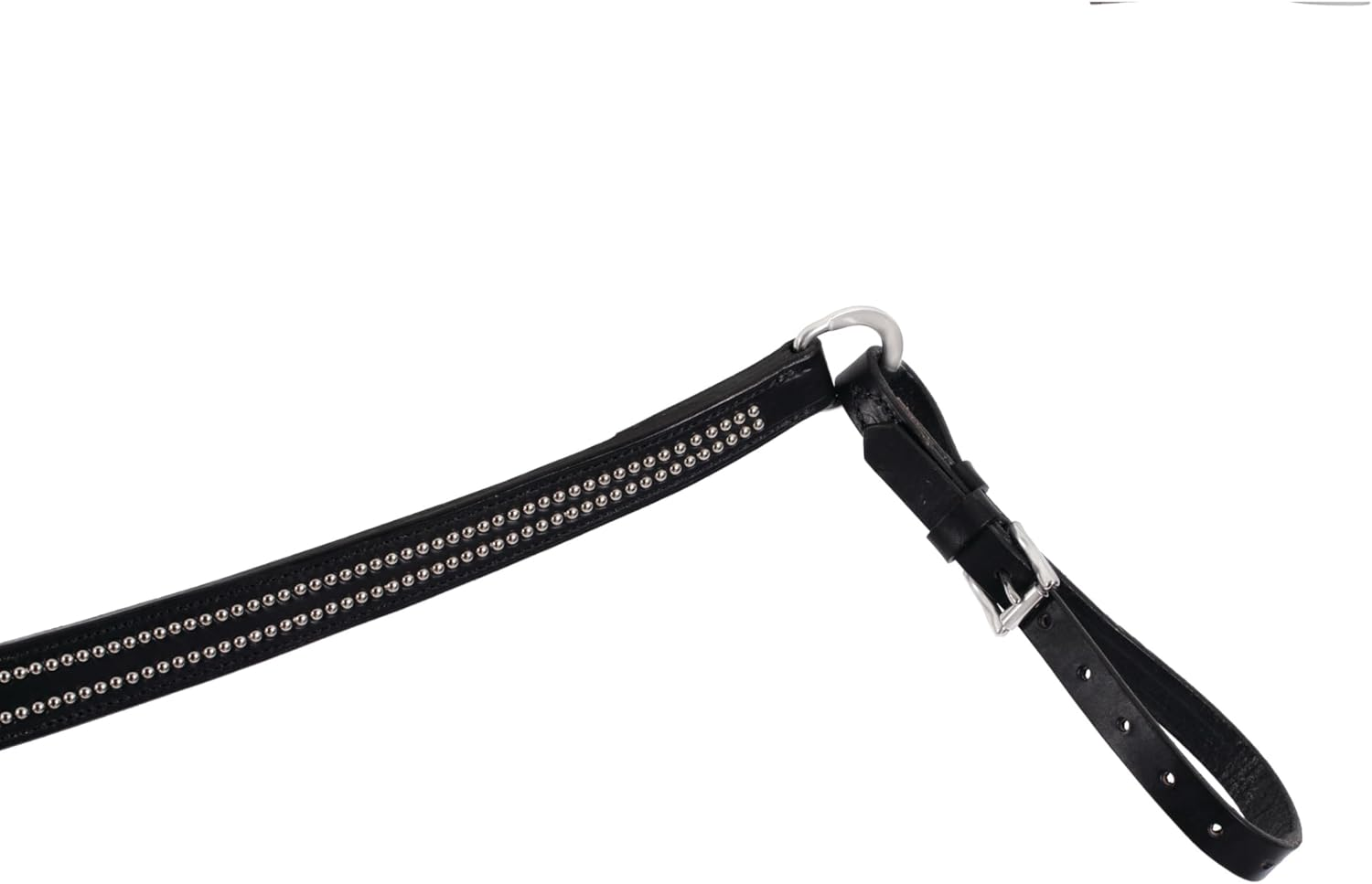 Weaver Leather Back in Black Tapered Ring-In-Center Breast Collar, Black image number 4