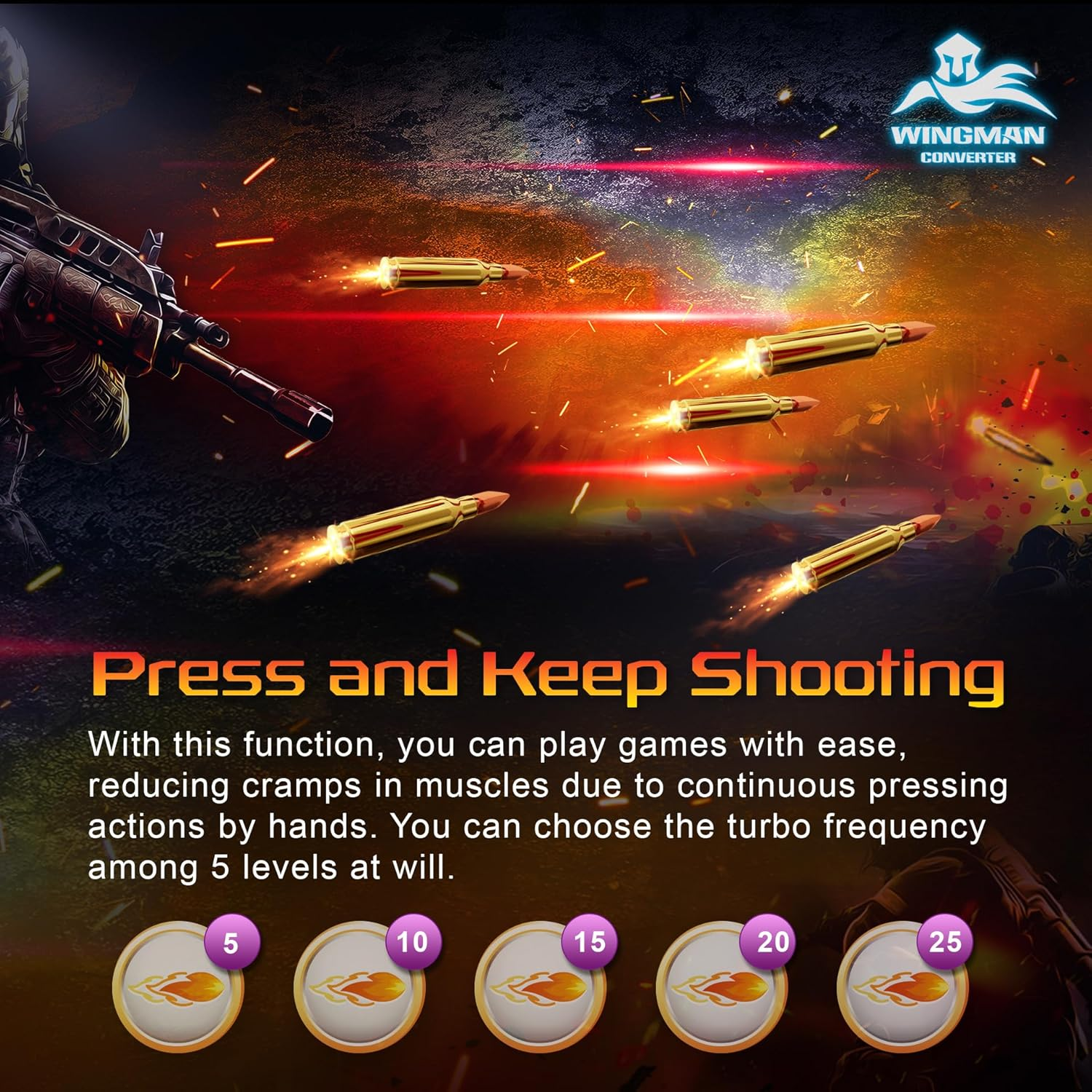 Brook Wingman PS2 Converter for Xbox 360/Xbox One/Xsx|S/Xbox Elite 1&2/Ps5/Ps4/Ps3/Switch Pro Controller to PS2/PS/PS Classic - Clear Edition image number 2