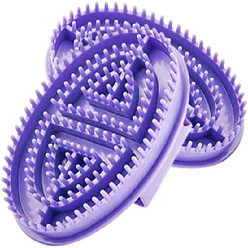 Limcryspp 2 Pcs Meridian Massage Comb, Soft Rubber Body Massager for Full-Body Relaxation, Anti-Cellulite Shaping Tool with Non-Scratch Teeth, Handheld Lymphatic Drainage Massager for Legs Thighs and Back image number 1