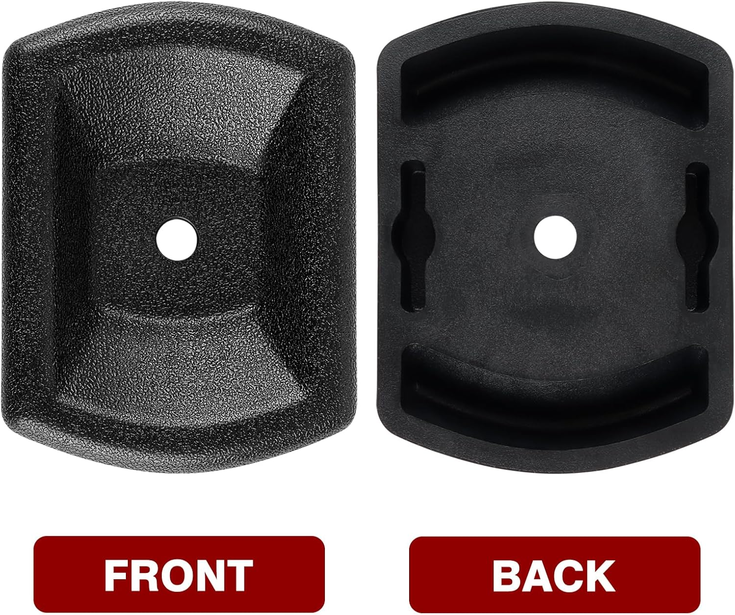 Komokeru Jack Wheel Chock, Heavy Duty Reinforced Rubber Jack Caster Wheel Dock for Caravans and Trailers, Wheel Chock Stabilizer Wheel Stopper for 6 Inch Jockey Wheels