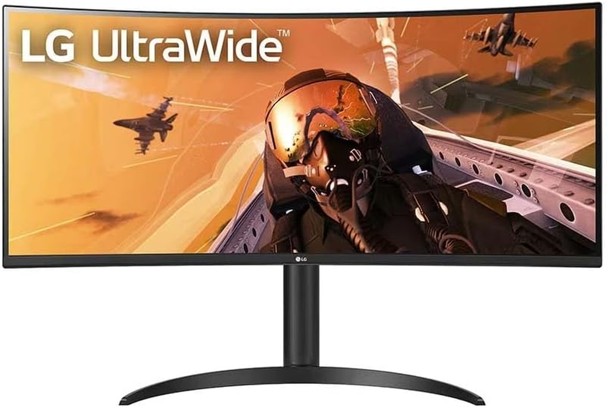 LG 34WP75C-B 34In Curved Ultrawide QHD 160Hz 65W USB-C Monitor