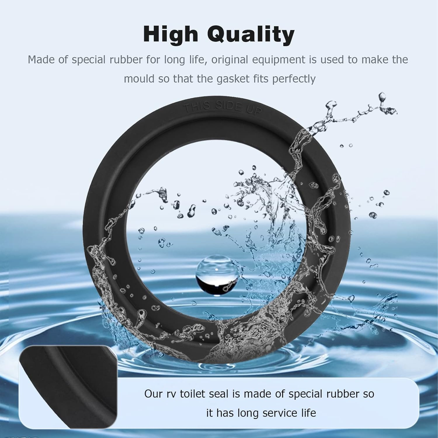 RV Toilet Seal Replacement for Dometic 300 310 320 Toilet Seal Gasket Kit - Replace Part #385311658, 2-Pack image number 5