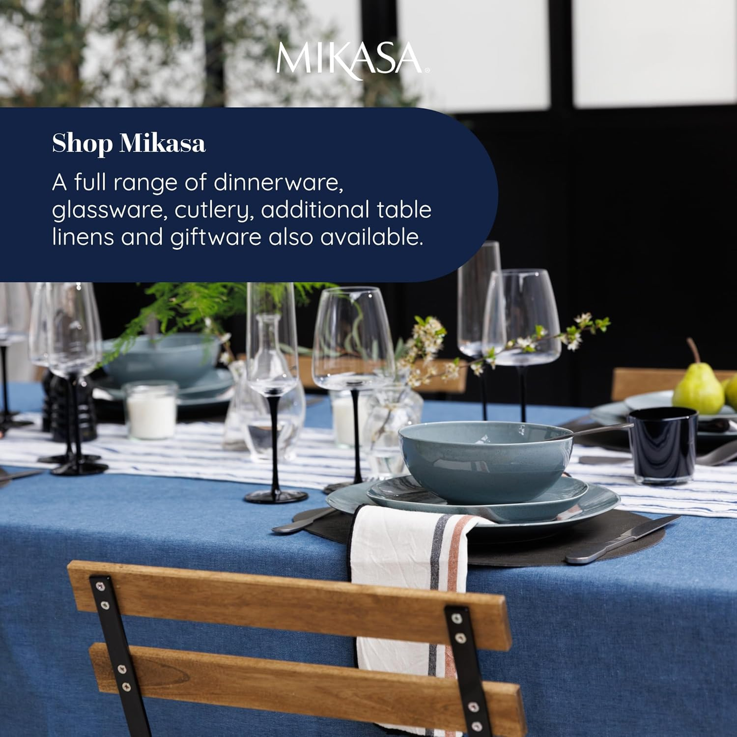 Mikasa Pebble Placemat Set, Grey, 38 X 30 Cm (4 Pieces) image number 6