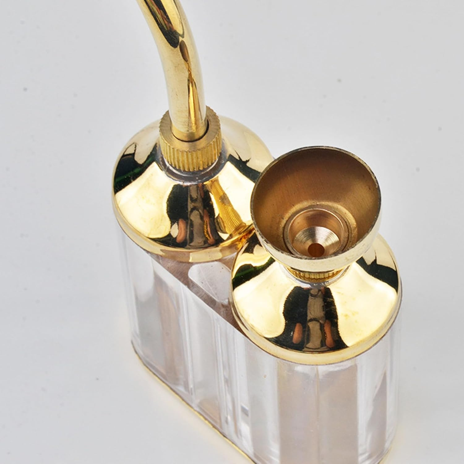 Plexiglass Jug with Curved Handle with Metal Tube, Dual Purpose Kettle Set Plumbing Gift Accessories image number 2