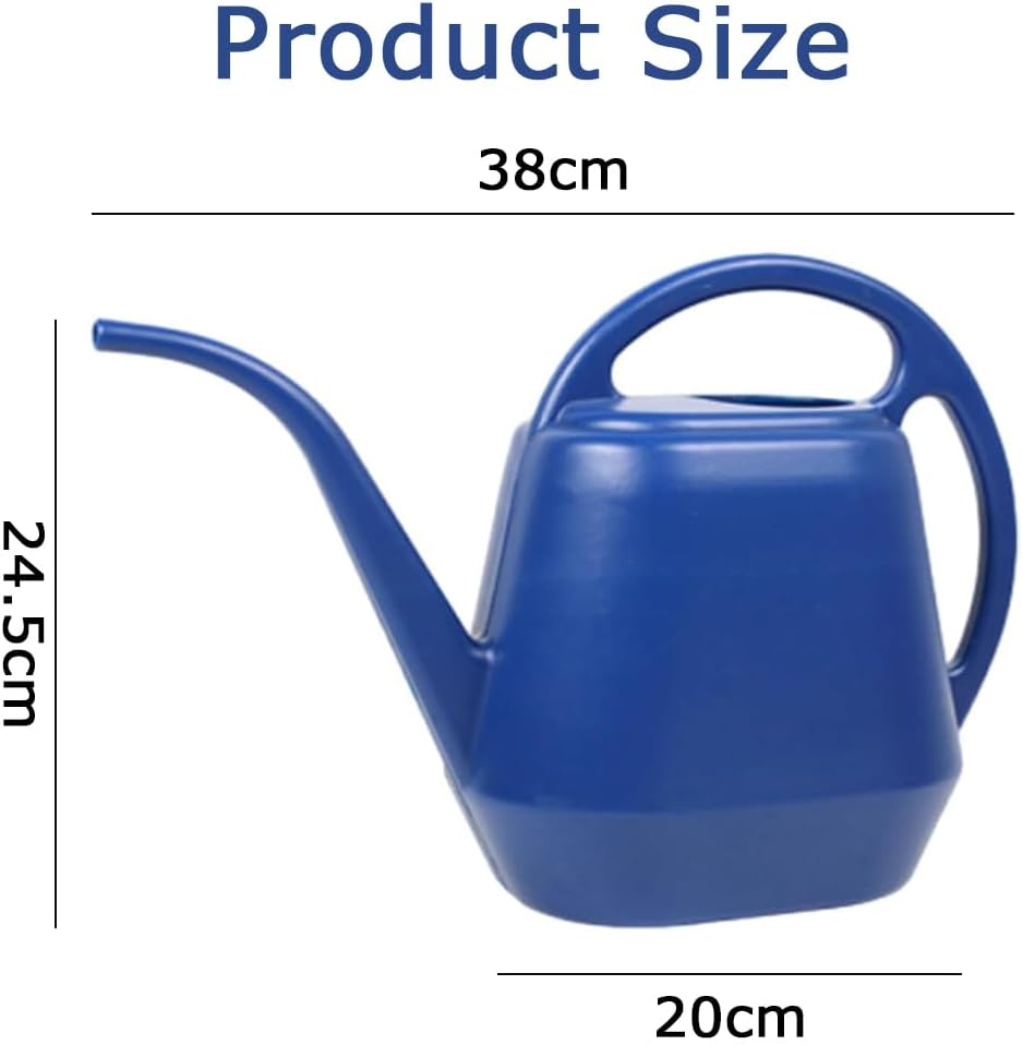 4L Gardening Watering Can with Durable Material, Durable Plastic Long Spout Watering Kettle, Portable Plant Watering Can, Large Plastic Watering Can for Garden Flowers Plants image number 6