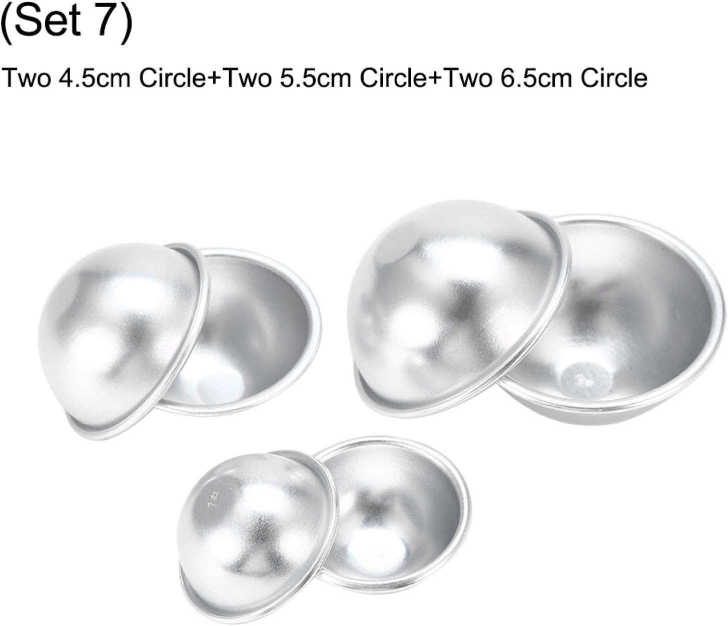 Bath Bomb Molds Kit, Metal Making Packaging Hand Made Spoons Gift Bags Mini Heat Sealer Supplies Easy Wash Demould for Crafting Your Own Spa Fizzies(Set 7) image number 5