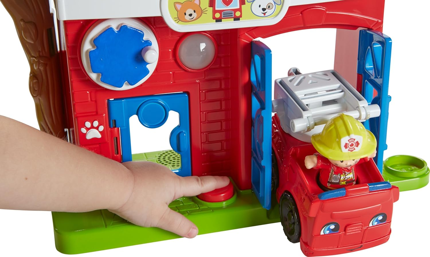 Fisher-Price Little People Toddler Toy Animal Rescue Playset with Lights Sounds Figures & Vehicles for Pretend Play Kids Ages 1+ Years​ image number 1