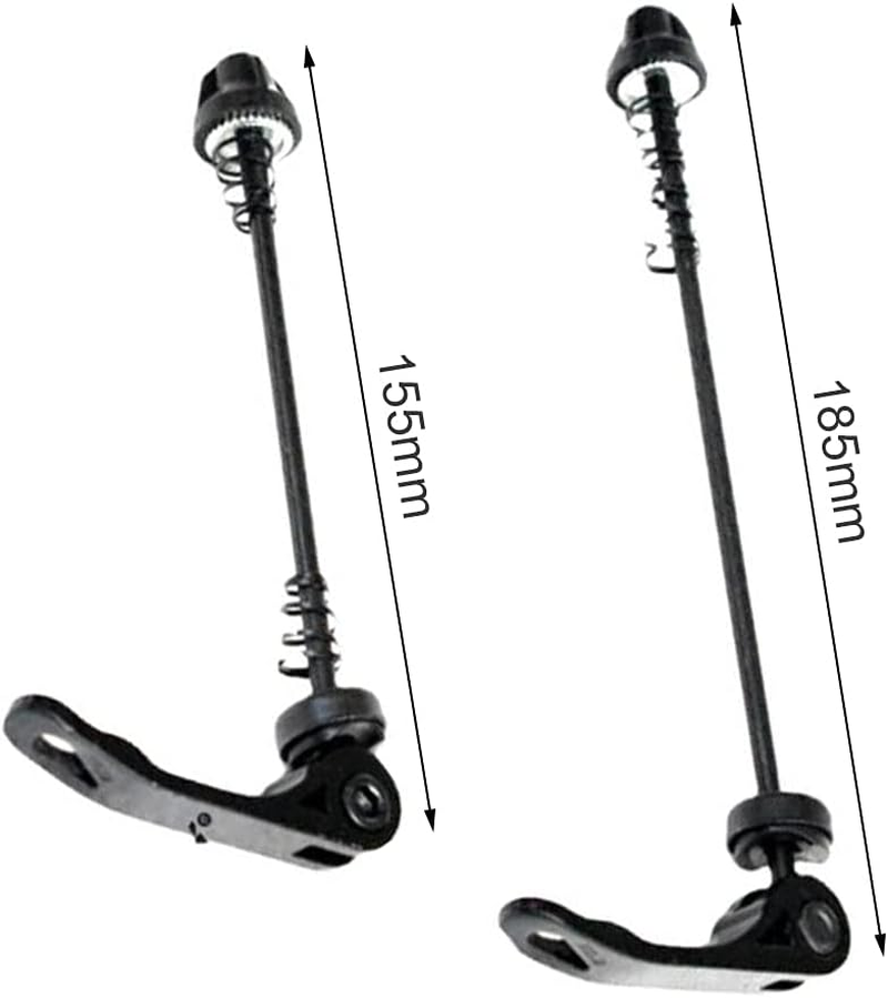 NA 1 Pair Quick Release Skewer Front and Rear Wheel Hub Quick Release Skewer Set Clip Bolt Lever Axle Set for Road Mountain Bicycle image number 6