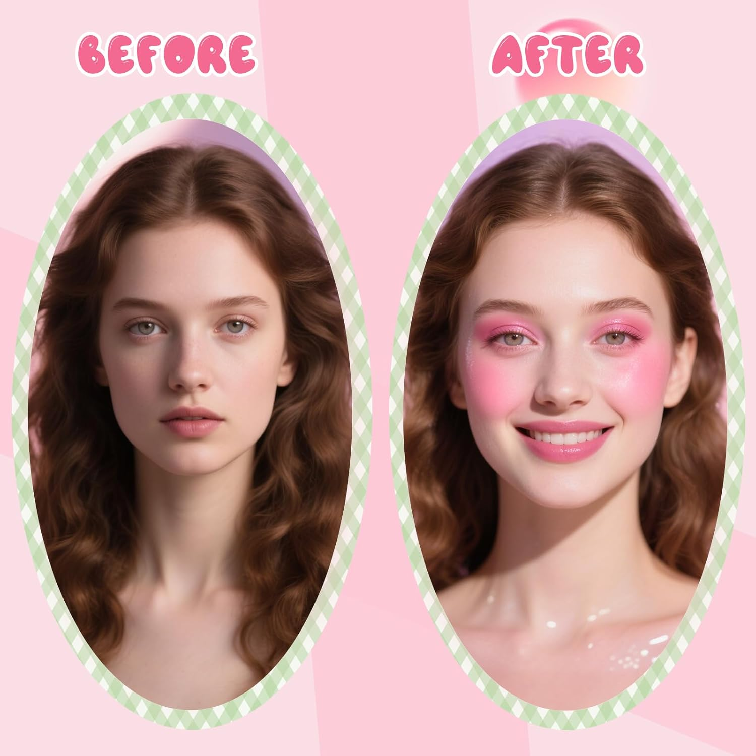 DAGEDA Color Changing Blush Stick, Jelly Blush for Cheeks Makeup, Translucent Temperature Changing Lip & Cheek Tint, Long-Lasting, Blend-Able Color Blusher, Moisturizing Multi-Used Stick image number 2