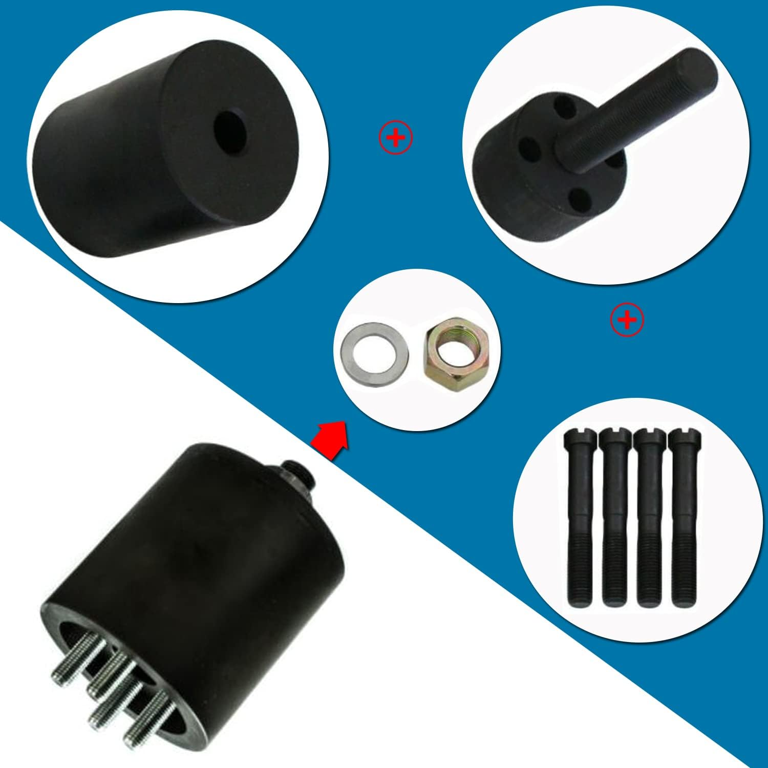 Yoursme JDG954B Crankshaft Gear & Front Crank Oil Seal Installer Fit for John Deere 1039, 4045, 6059 and 6068 Engines image number 4