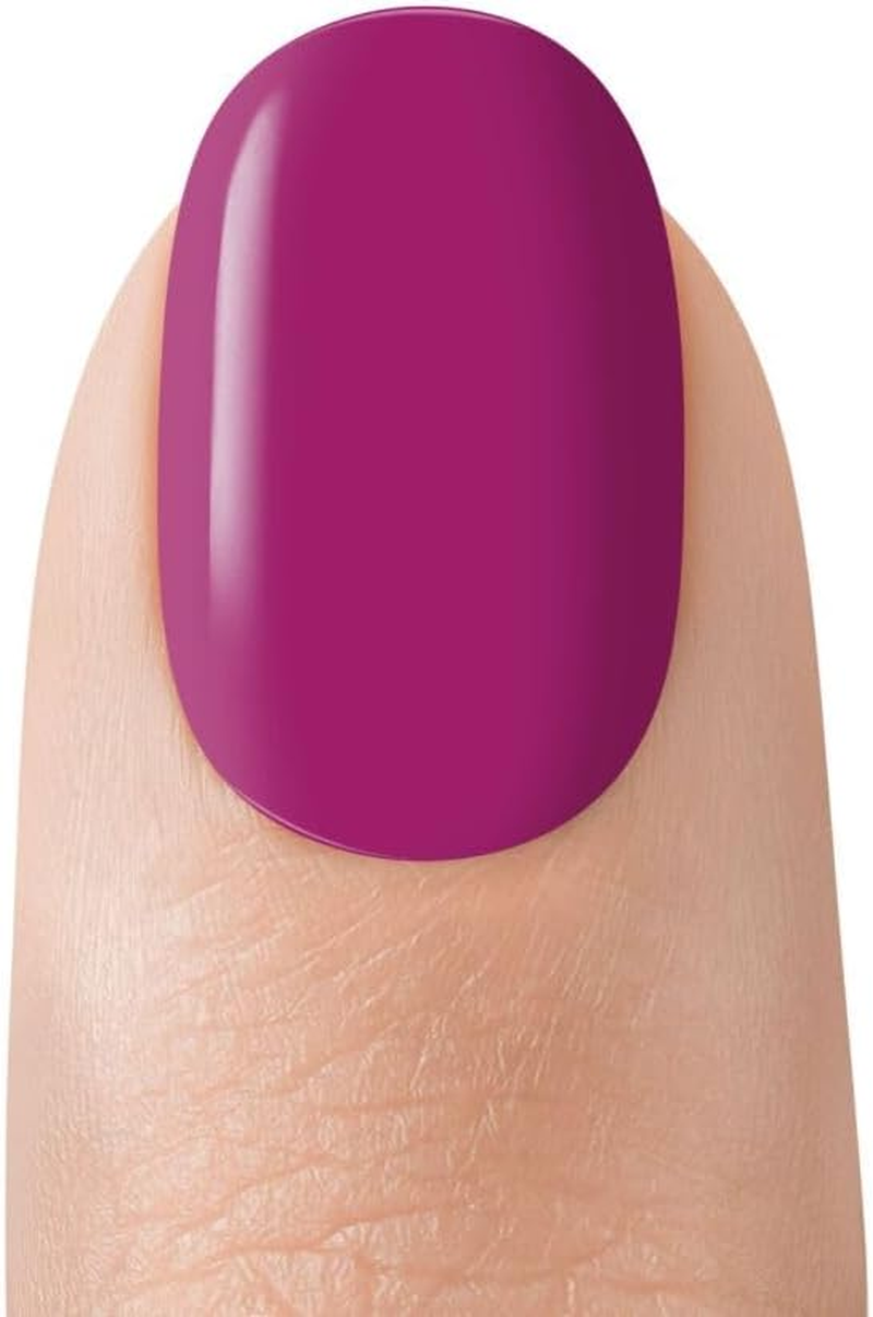 ANNY Gel Nail Strips - UV Nail Wraps for Sticking with UV Lamp, Durable & Splinter Free, Easy to Use, Berry Purple - No. 41 - Red image number 6