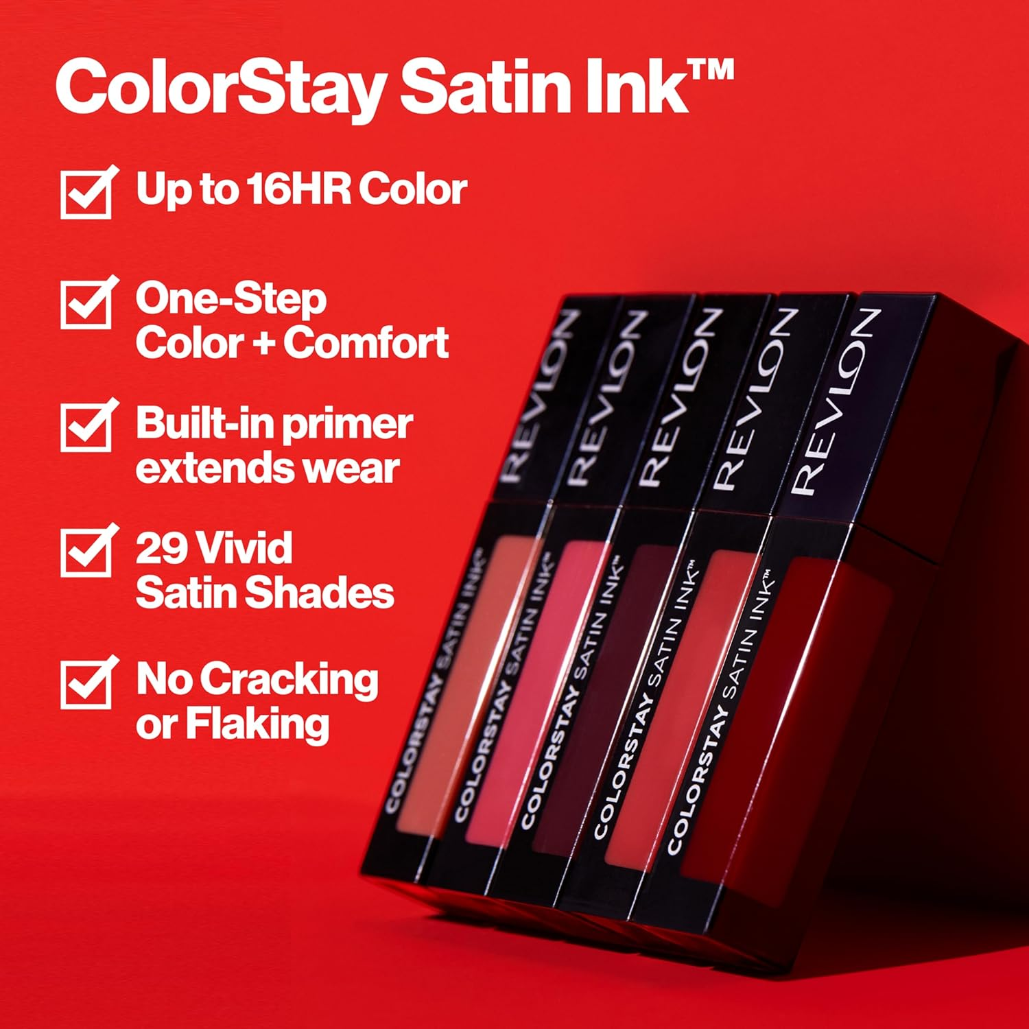 REVLON COLORSTAY&trade; SATIN INK LIPCOLOR My Own Boss (019) image number 1