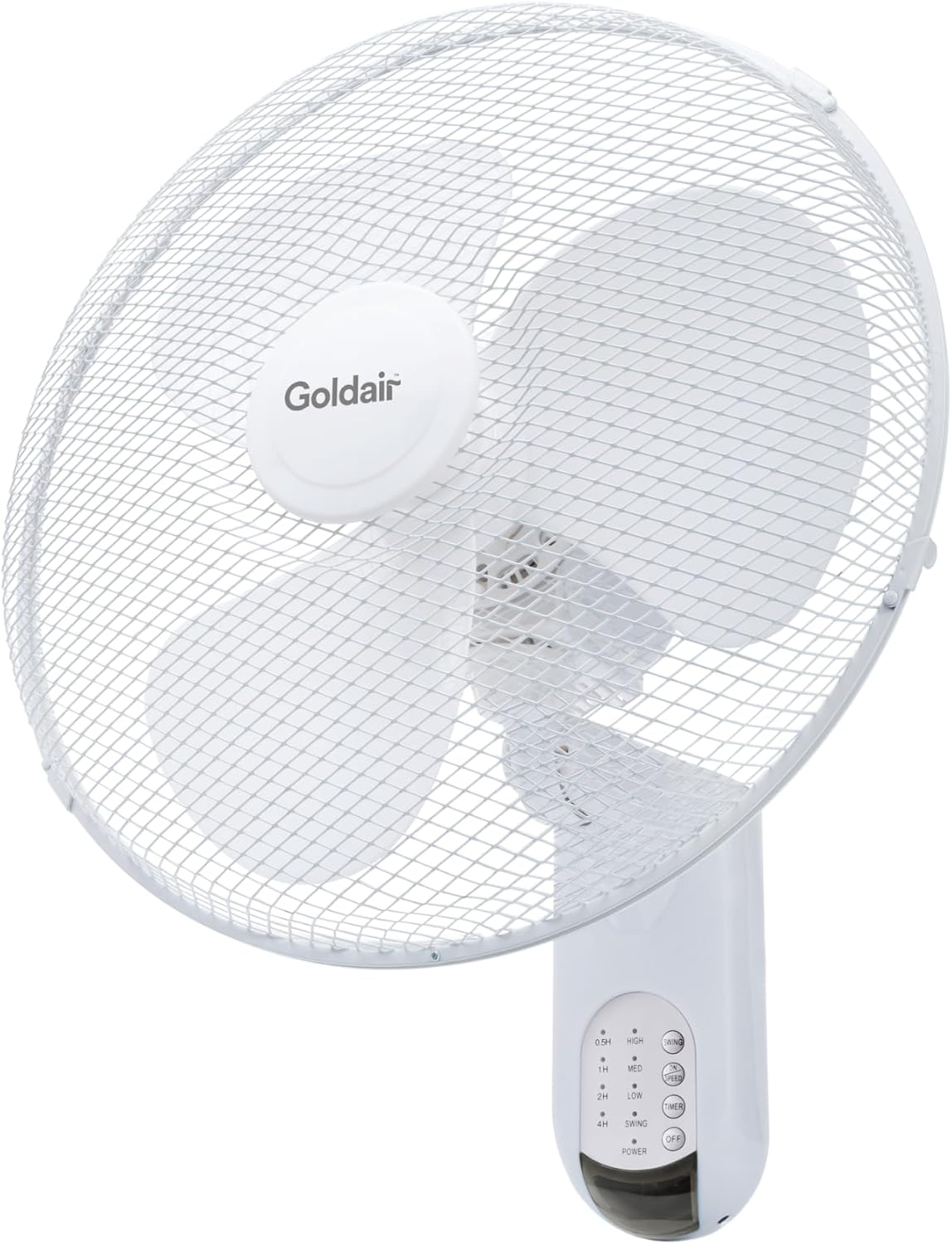 Goldair 40Cm Wall Fan with Remote Control,White image number 2