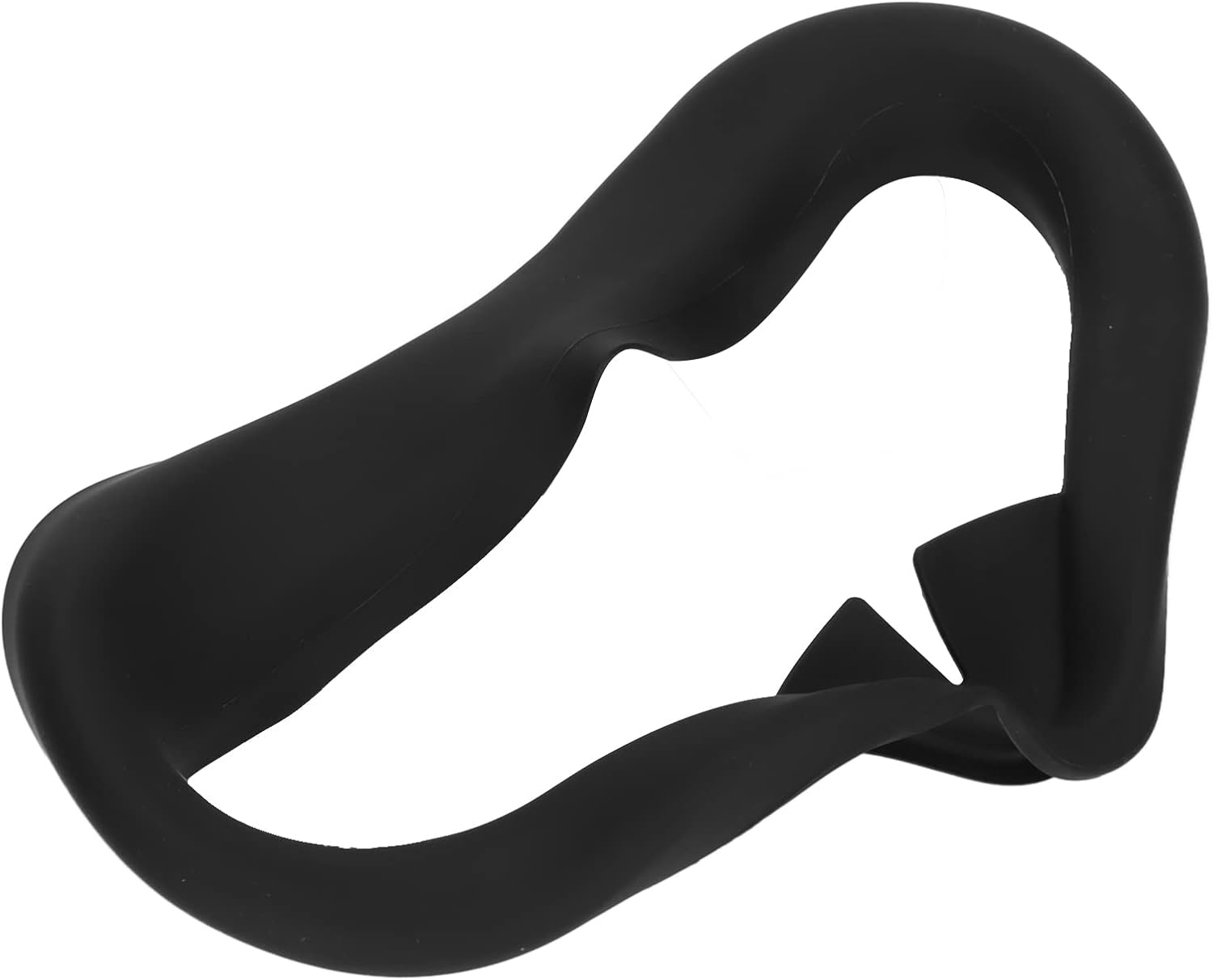 TOPINCN Standard Eye Pad VR Silicone Mask Cover for Quest 2 Washable Sweat Proof Lightproof (Black) image number 4