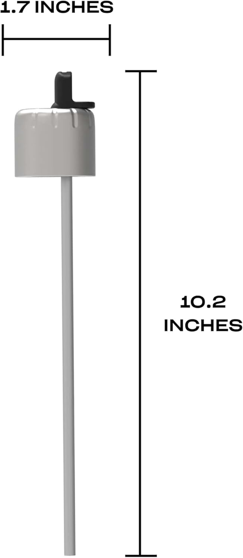 S'Well Flip Straw Cap, Fits 17Oz Original Bottle, 18/8 Stainless Steel Lid with Straw, Flip Open for Easy Sipping on the Go, BPA Free, image number 1