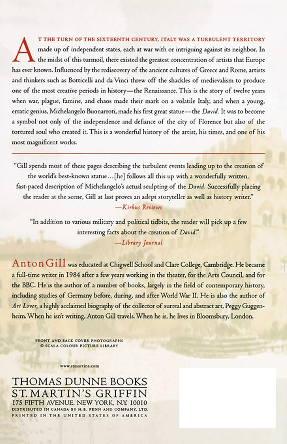 Il Gigante: Michelangelo, Florence, and the David 1492-1504
