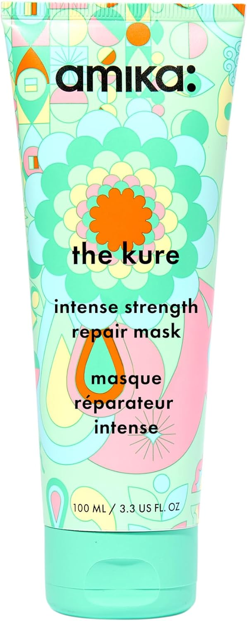 Amika the Kure Strength Repair Mask &ndash; Intensive Hair Mask for Dry, Damaged Hair &ndash; Deep Conditioning Hair Treatment with Plant Butters & Vegan Proteins &ndash; 100Ml image number 1