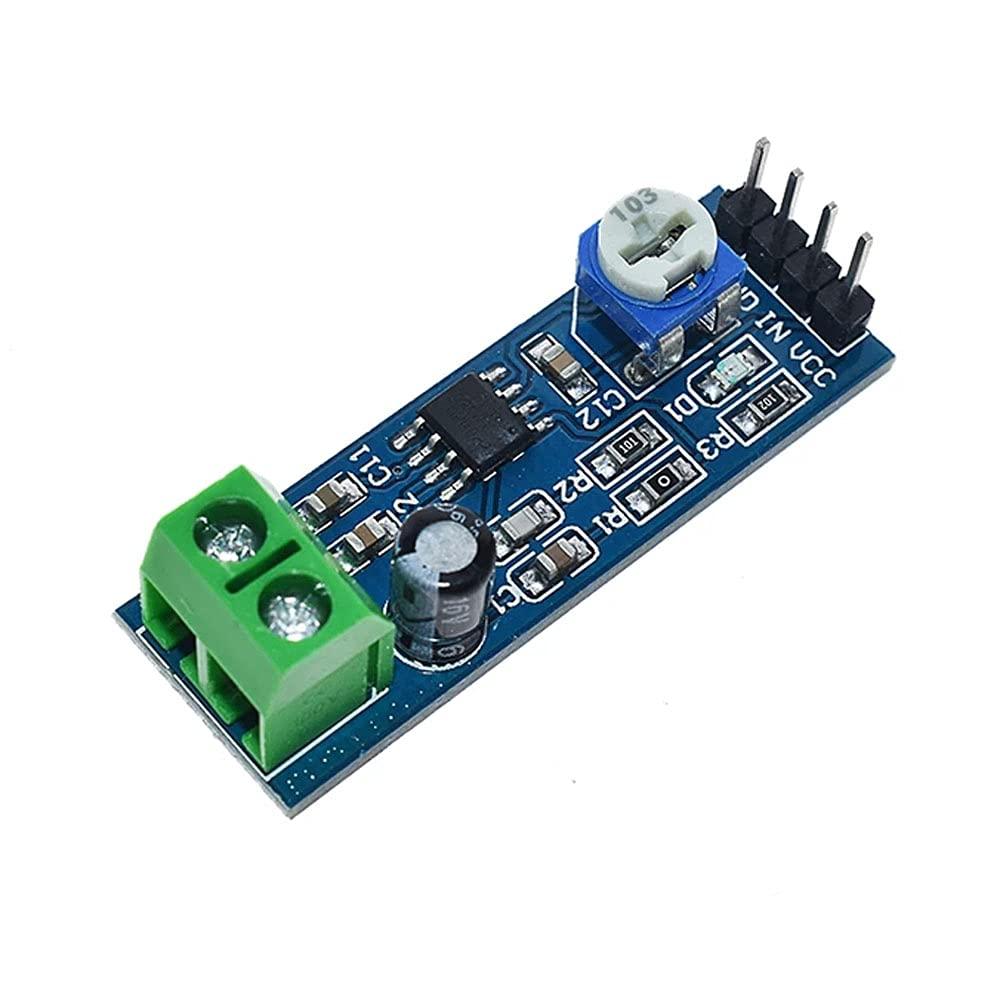 Rakstore 4Pcs LM386 Audio Power Amplifier Module 200X Gain Mono Amplifier 5V-12V Input image number 1
