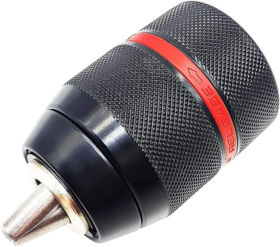 Mifrsnu Keyless Drill Chuck 1/2-20UNF Mount 2-13Mm Self-Tighten for Multiple Purposes Hand Drill