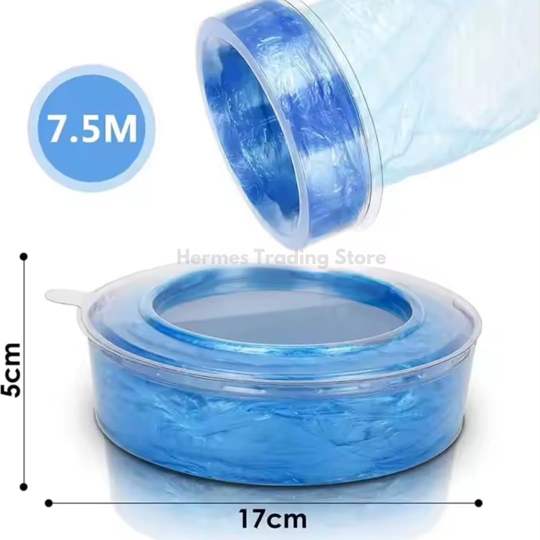 Refill Cassettes for Nappy Bins, Compatible with Angelcare - Odor-Sealing 7-Layer Film, Antimicrobial, Holds 320 Diapers - Fresh, Hygienic Disposal - Pack of 8 image number 6