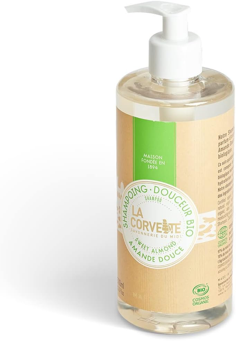 La Corvette Organic Sweet Almond Hair Shampoo 500 Ml image number 1