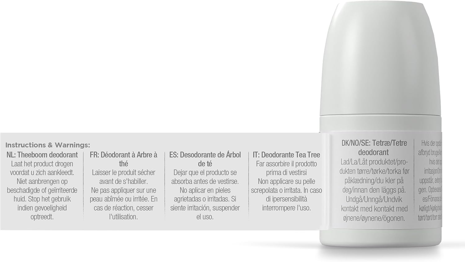 Dr Organic Tea Tree Deodorant, Aluminium Free, Mens, Womens, Natural, Vegan, Cruelty-Free, Paraben & Sls-Free, Recycled & Recyclable, Certified Organic, 50Ml, Packaging May Vary