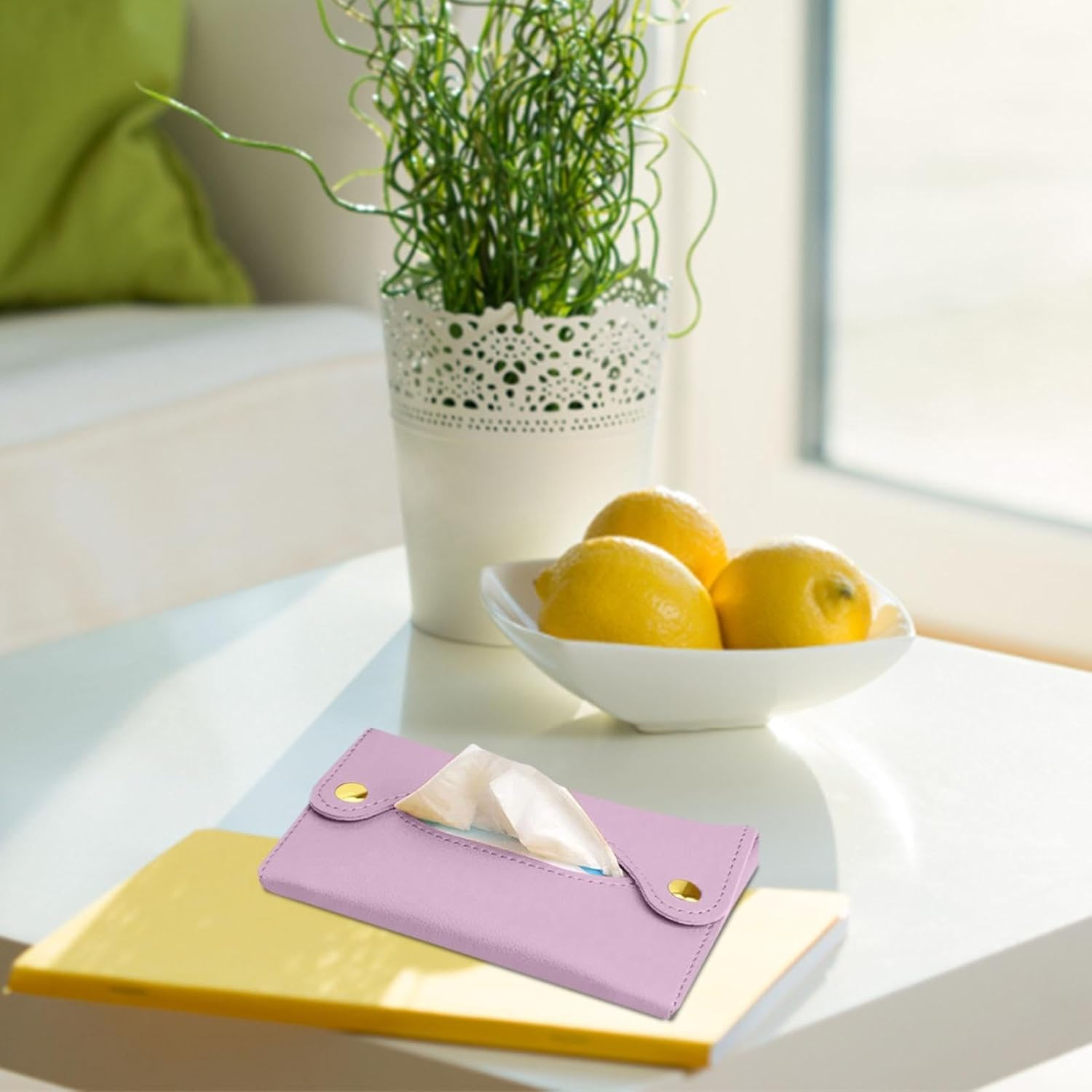 Travel Tissue Pocket Holder Bag - Pocket Tissue Holder | Travel Pouch Wipe | Pocket Paper Towel Cover | Napkin Bag Organizer| Paper Towel Pu Leather Case | Paper Box Bag | Wipe Storage Bag image number 1