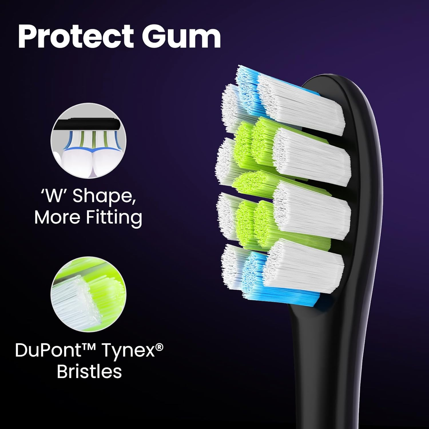 Oclean X plus Pro Set Purple &ndash; Ultra‑Quiet Sonic Electric Toothbrush Kit with Colour Touchscreen, App, Wireless Quick‑Charge, 30‑Day Battery - Rechargeable - Purple image number 2