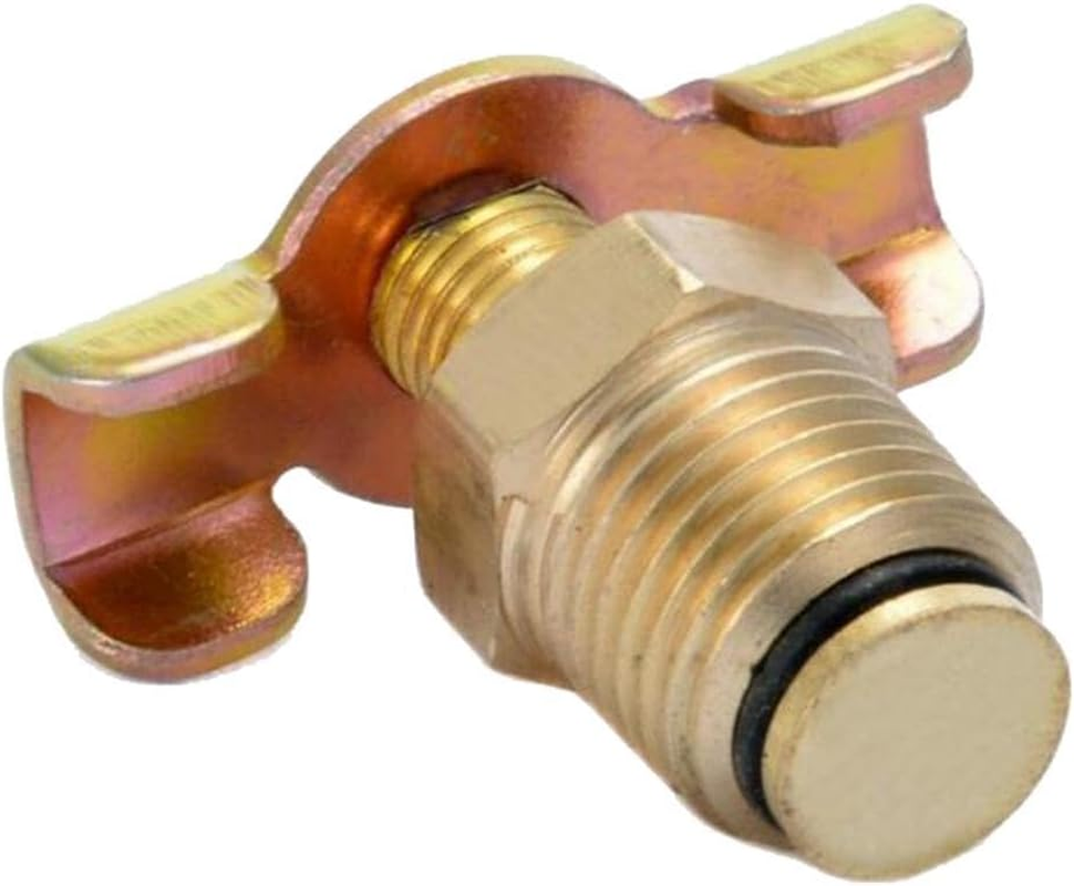 #N/A Brass Air Compressor Tank Drain Valve Air Compressor Drain Valve 1/4" NPT Kit image number 6