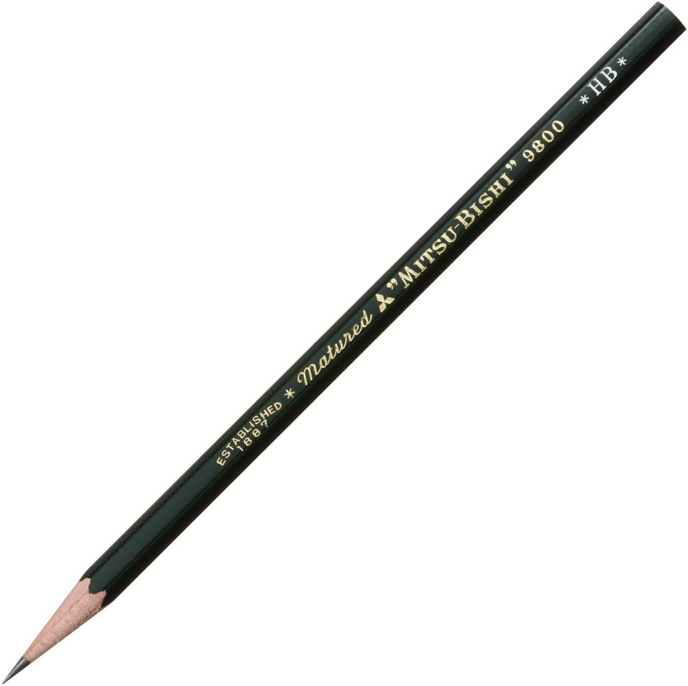 Mitsubishi Pencil 9800 HB K9800HB Pencils, 1 Dozen image number 1