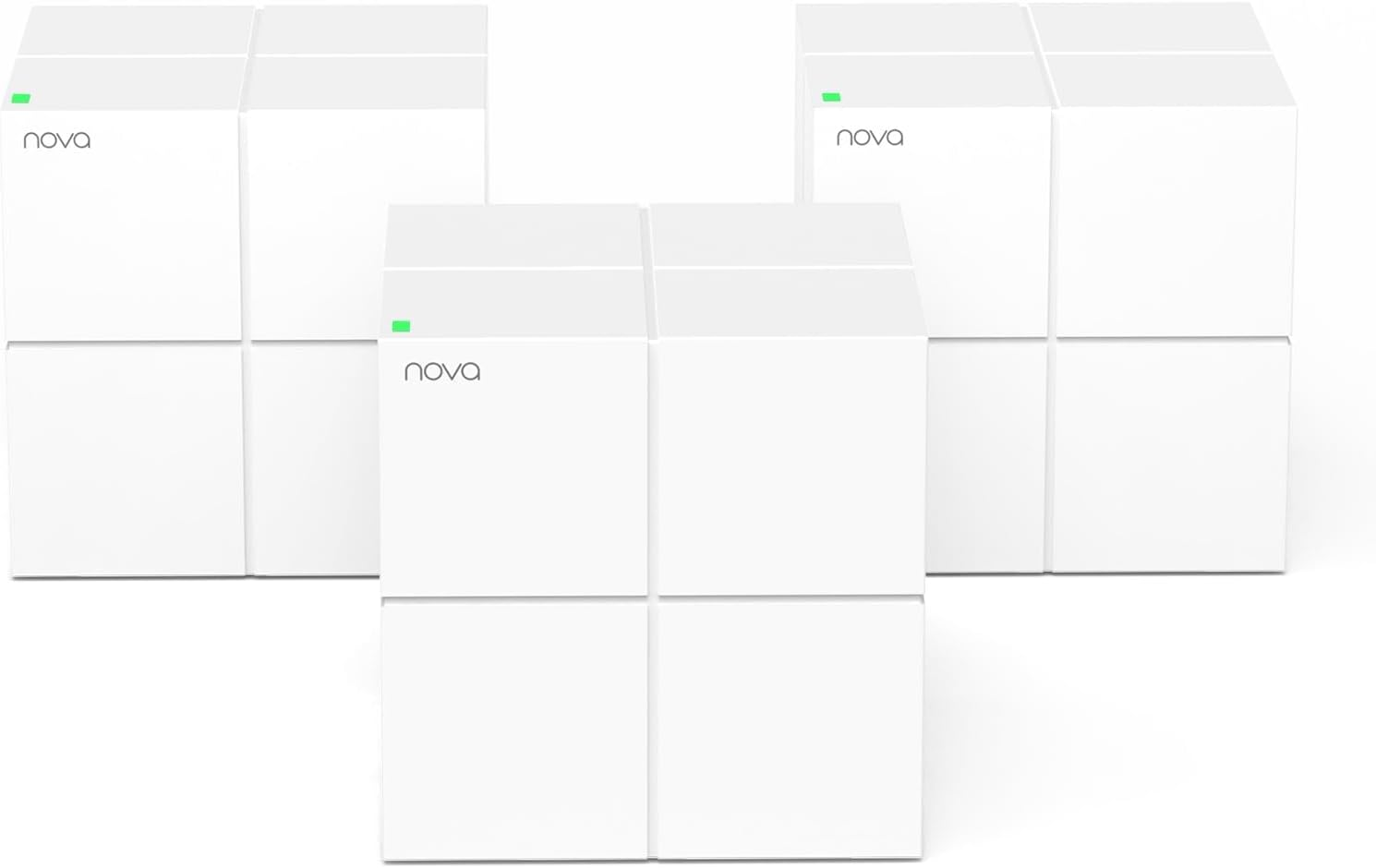 Tenda Nova MW6 AC1200 Mesh Wifi System, Dual Band Gigabit Ports Wifi Mesh Network, Connect 90 Devices, Whole Home Covers up to 6000 Sq.Ft, Seamless Roaming, Parental Controls, Easy Setup, 3-Pack image number 2