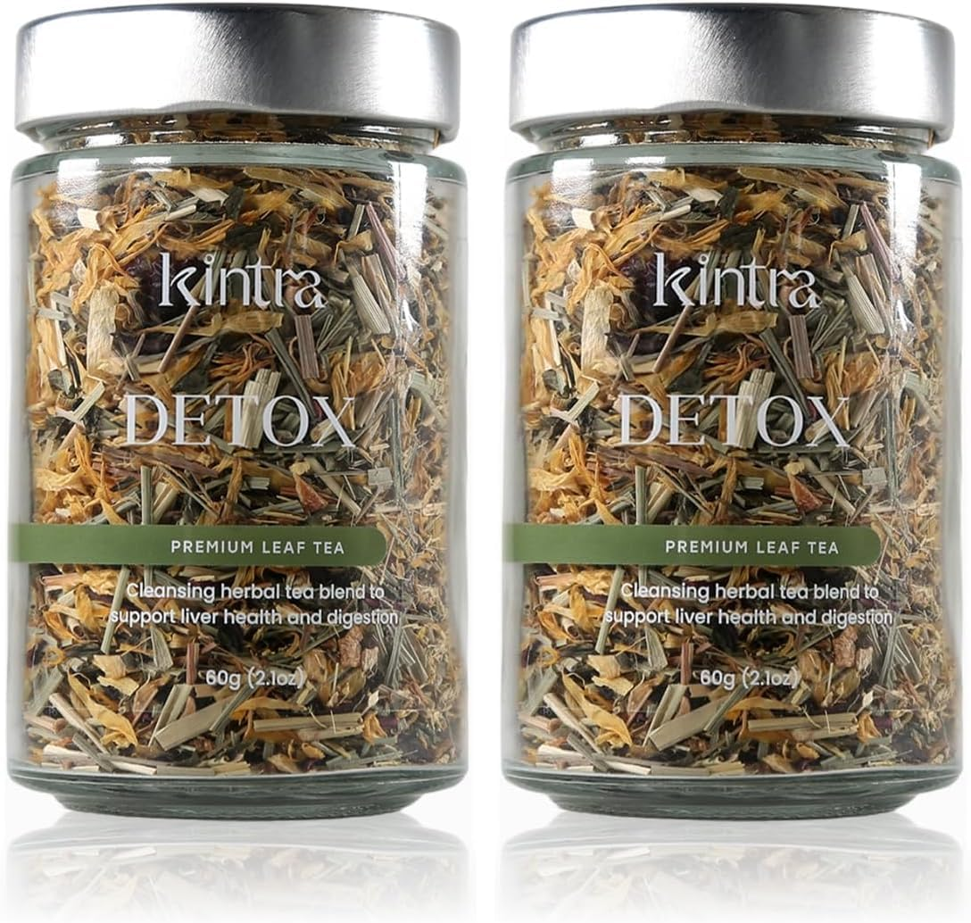 Kintra Foods Organic Premium Detox and Cleanse Loose Leaf Tea, 60G image number 5