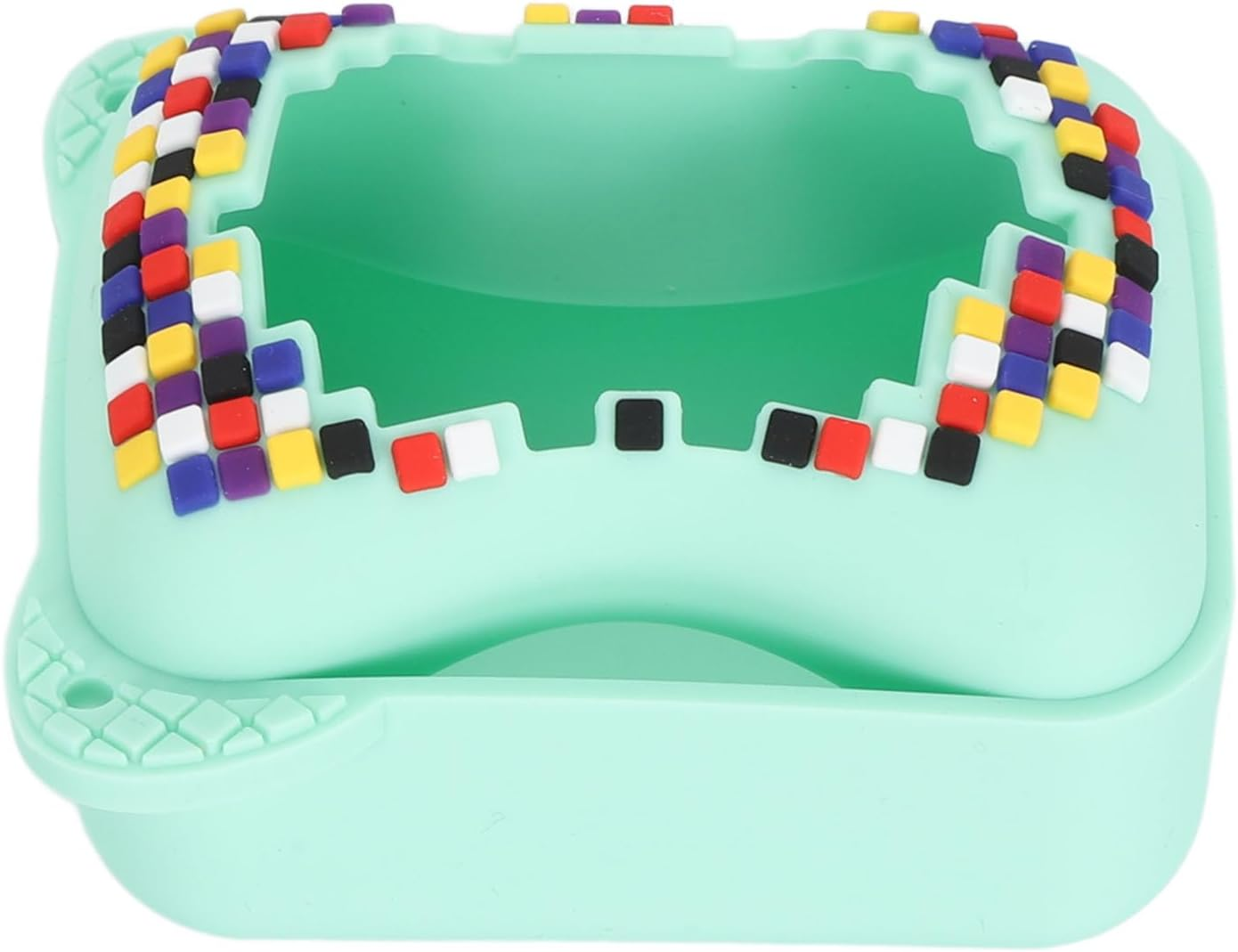 Silicone Case for Bitzee Toy Digital Pet, Interactive Toy Digital Pet Case with Lanyard, Resistant Electronic Pets Travel Storage Bag (Green) - Green image number 5