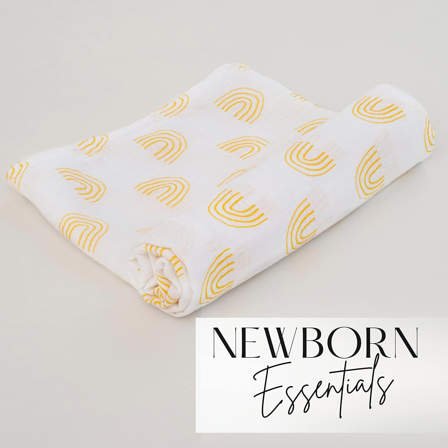 Bisoo Muslin Cloth for Baby - 60% Bamboo Fiber and 40% Cotton Muslin Squares - Soft and Breathable for Newborns - Multipurpose Burp Cloths - 5-Pack Unisex Baby Muslins 27X27 in (Joy) image number 4