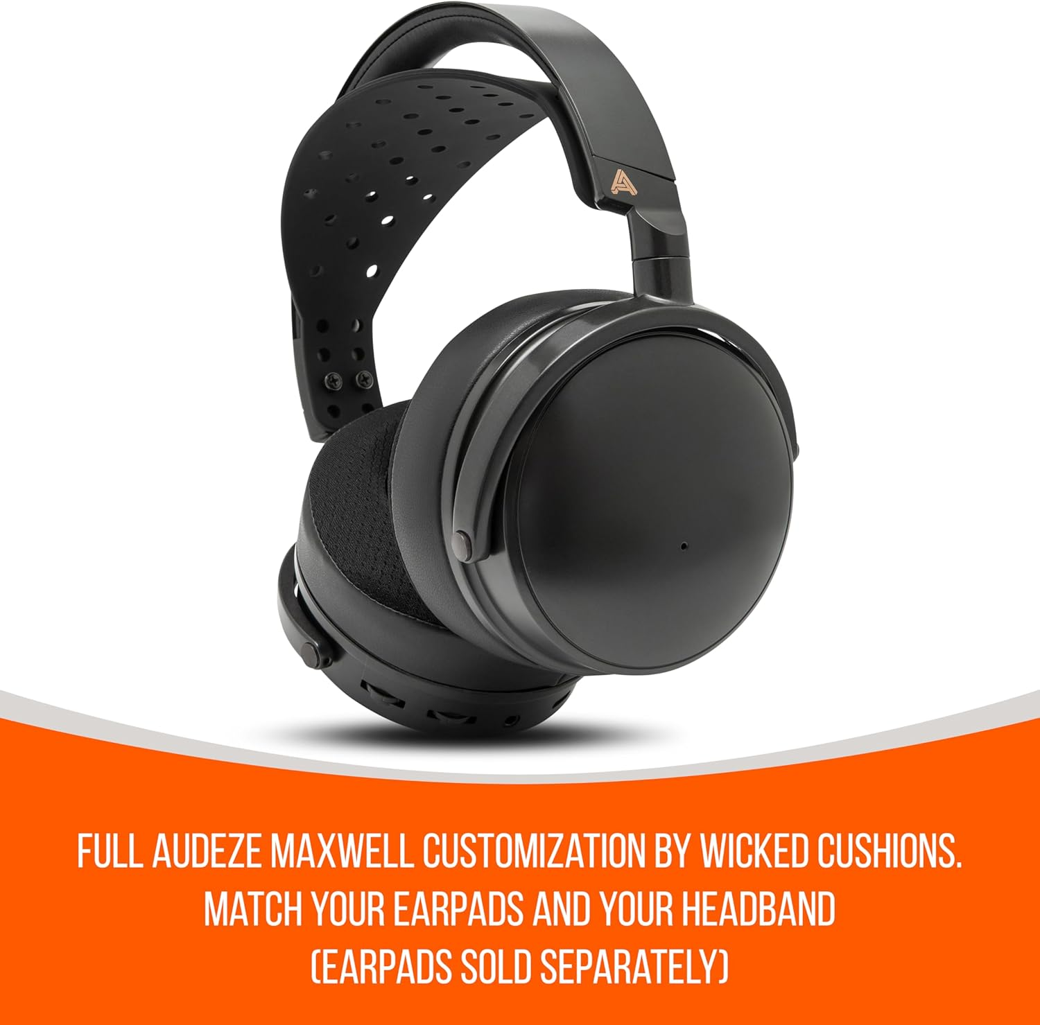 WC Headbandz Maxwell V2 &ndash; Upgraded Silicone Headband Replacement Compatible with Audeze Maxwell 1 and 2 for Xbox & PS5 by Wicked Cushions | Wider Weight-Distributing Design | Black - Emerald Tide image number 3