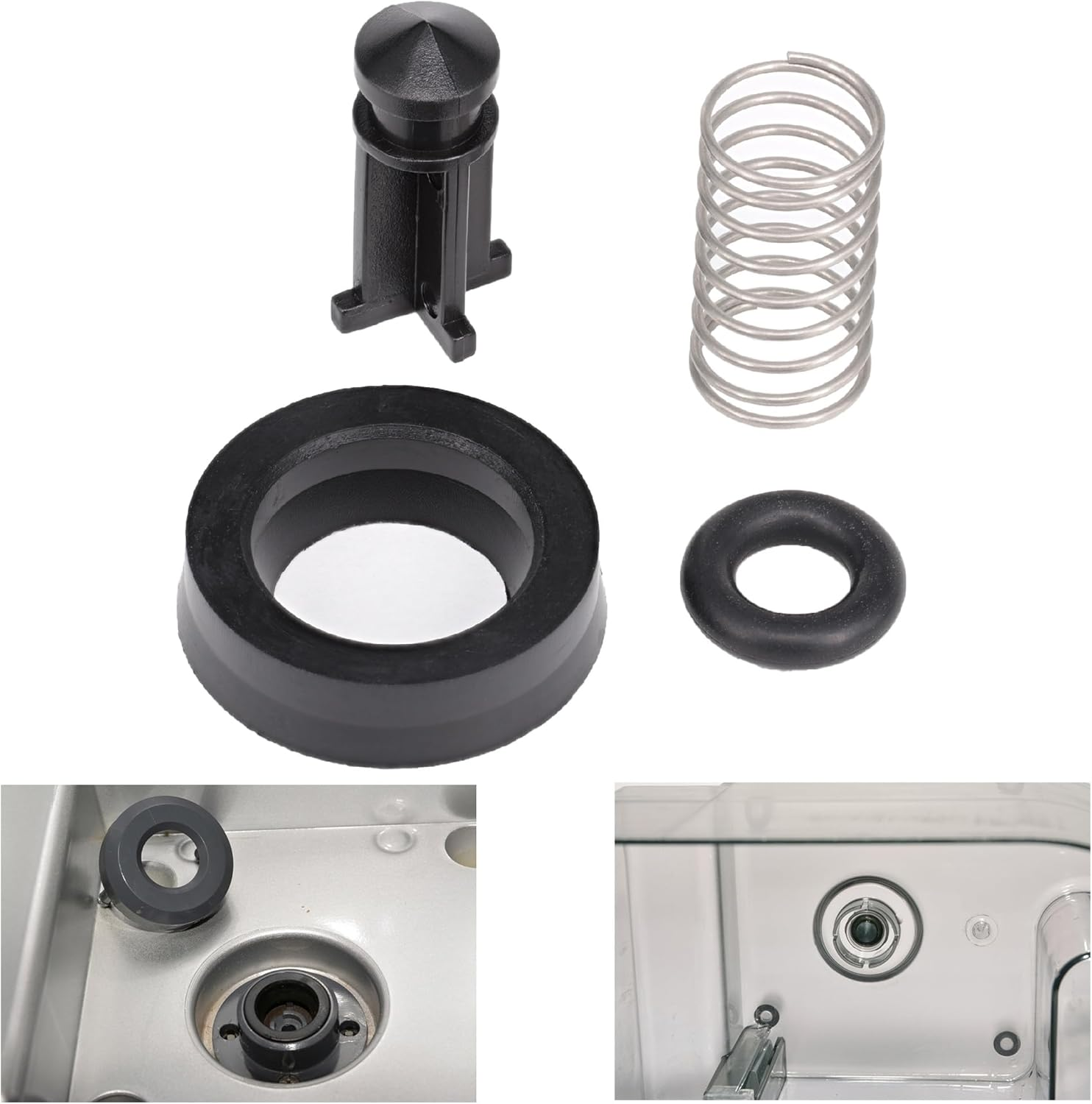 Seal Maintenance Kit O-Rings Compatible with Philips Saeco Spidem Krups Gaggia Bosch Miele Solis King Rotel Satrap to Water Tank Water Container Set 31 Snapworld-Kaffee