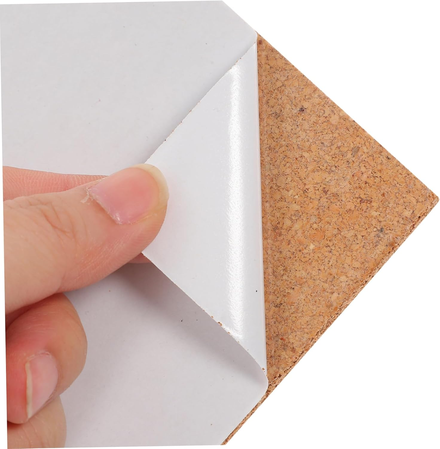 RORPOIR 1Set Self-Adhesive Cork Bulletin Board Notice Board for Classroom Home Office Creative Memo Display for Notes Photos Reminders Easy to Use