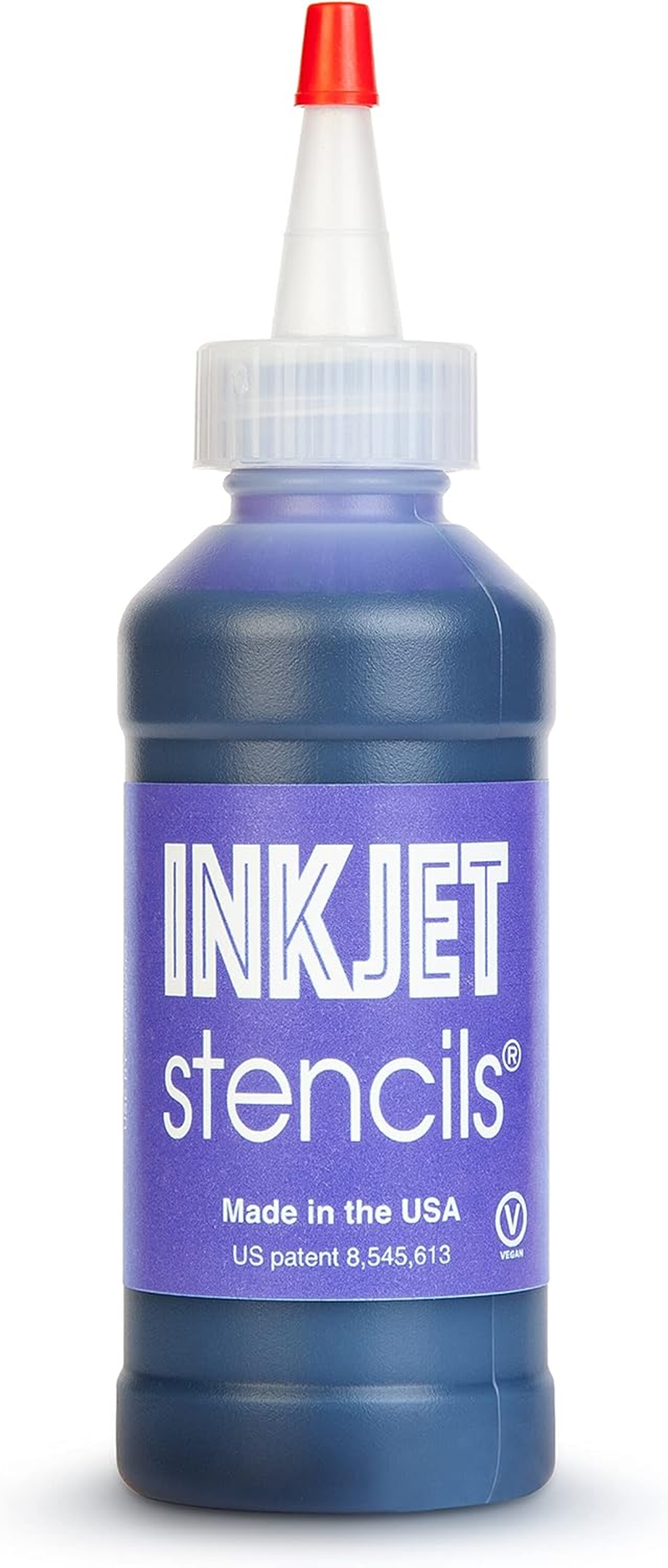 Ink Jet Refill Stencil Ink Compatible for Stencils Printer Ink (Violet, 4-Oz Bottle) image number 3