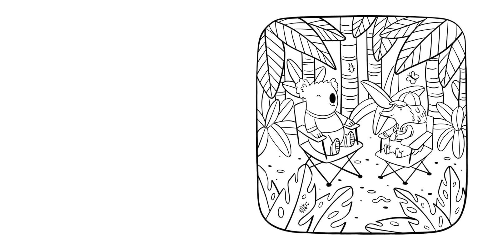 Aussie Cosy Nature: a Calm and Joyful Australian Colouring Book