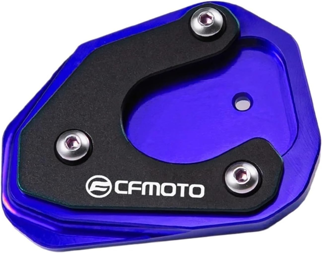 Jininshengxindianzi Compatible with CFMOTO MT800 800MT 650MT 800 650 MT CF Moto 650 TR-G 650TR-G Accessories Motorcycle Side Stand Extension Pad Bracket (Color : CF Black)