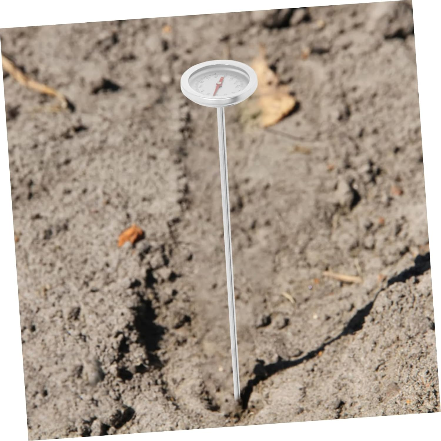 Portable Stainless Steel Soil Thermometer for Home Composting Probe Temperature Gauge for Accurate Lawn and Garden Soil Measurement image number 2