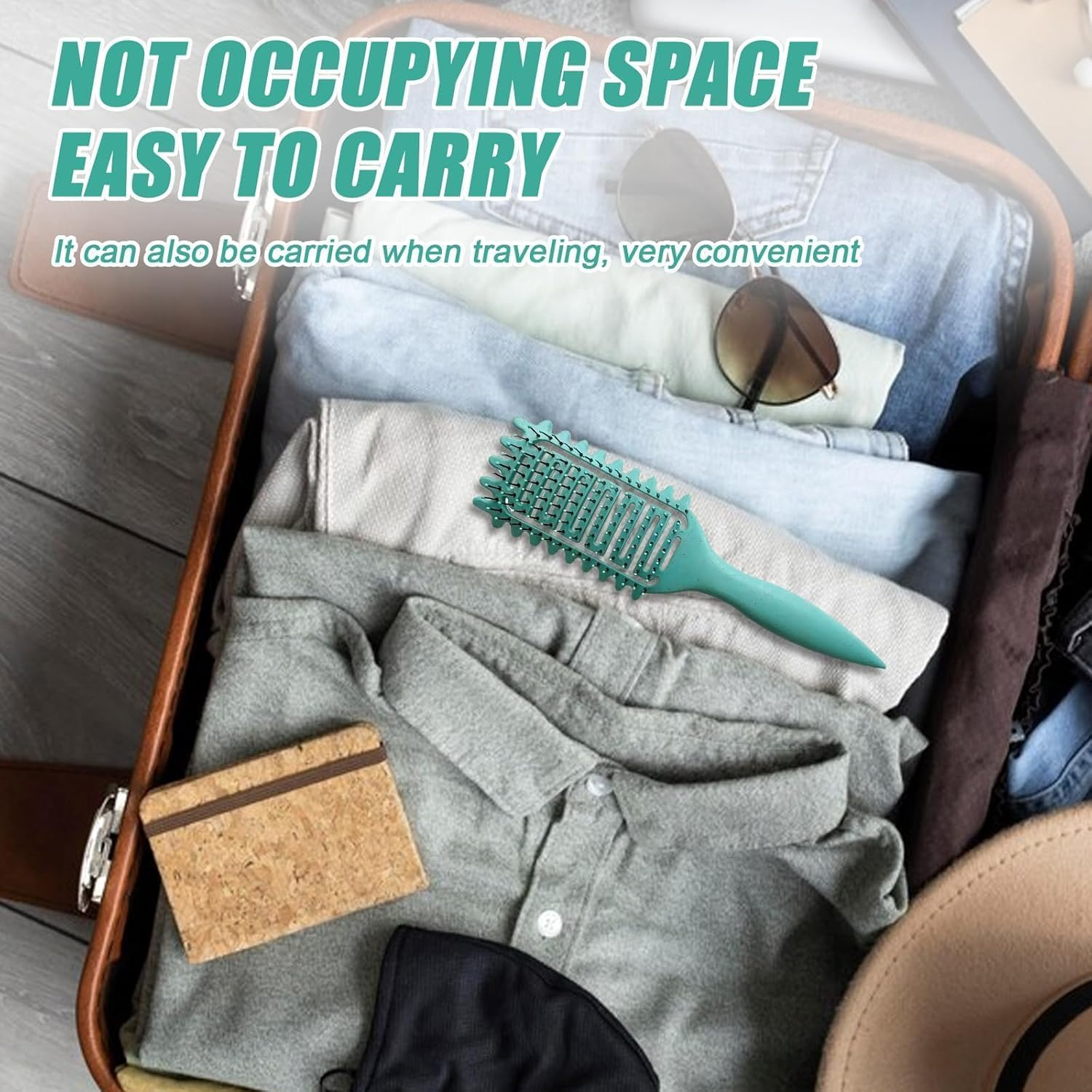 Curl Defining Brush, Curl Hair Brush, Curl Define Styling Brush, 2025 New Vented Hair Brush, for Combing and Shaping Men'S and Women'S Curls to Reduce Pulling 2Pcs image number 3