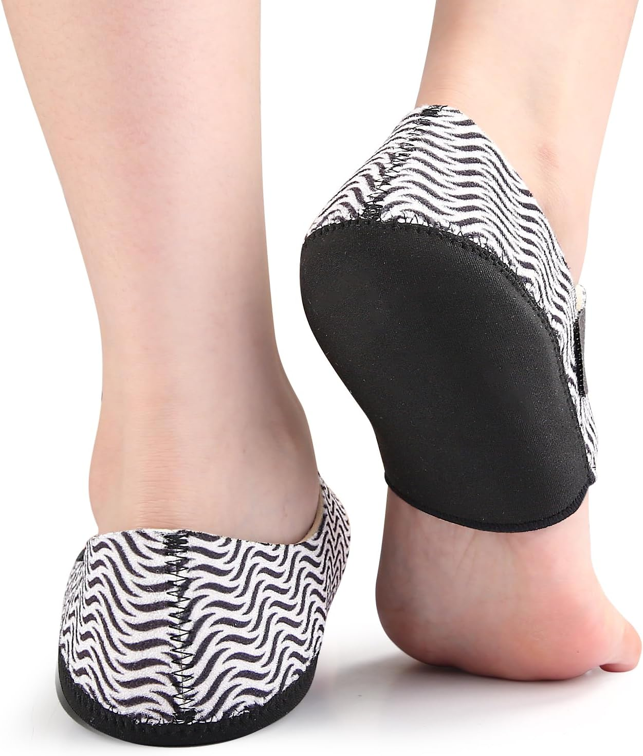 Heel Cushion Cups for Heel Pain Plantar Fasciitis for Men & Women (Large) image number 3
