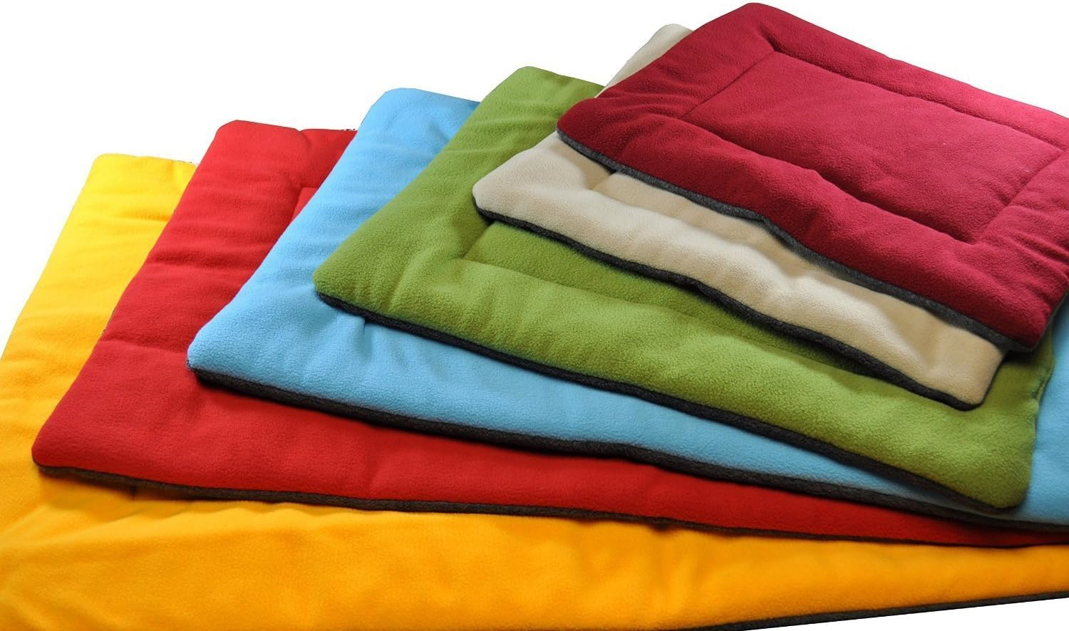 Vivi Bear 5 Sizes Soft Fleece Winter Warm Dogs Sleeping Mat Bed, Floor Sleeping Bed Suitable for Small, Medium and Large Dogs, Gray (L (35 X 22 X 1.5 Inch)) image number 3